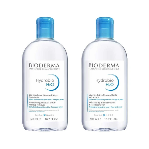 Hydrabio H2O Yüz ve Makyaj Temizleme Suyu 500 ml İkili Paket ürün görseli 1