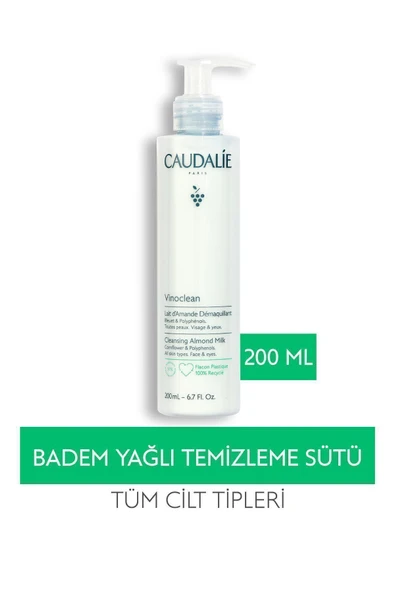 CAUDALİE Vinoclean Badem Yağlı Temizleme Sütü 200 ml ürün görseli 1