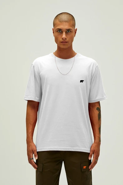BADBEAR FRESH ERKEK T-SHİRT/OFF-WHITE BEYAZ ürün görseli 1
