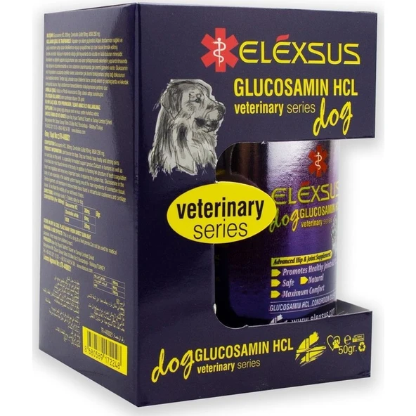 Elexsus Köpekler Için Glucosamin Hcl Tableti 50GR ürün görseli 1