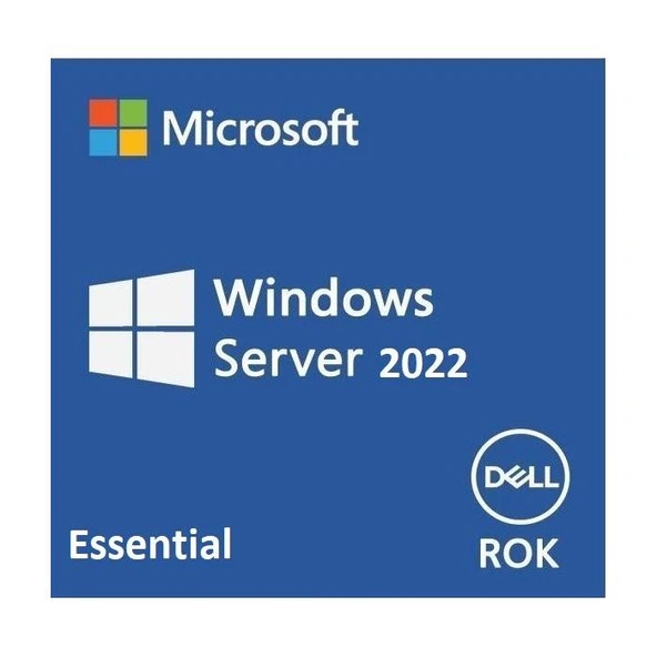 Dell Win Server 2022 Essential Rok (25 Kullanıcı) W2K22Esn-Rok ürün görseli 1