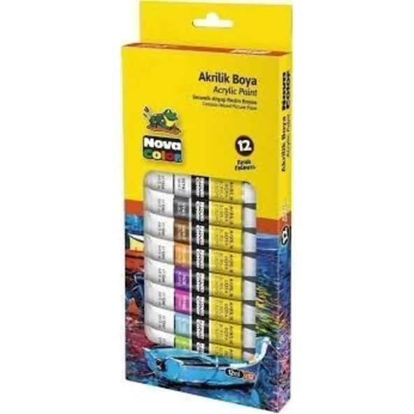 Nova Color Akrilik Boya 12 Li ürün görseli 1