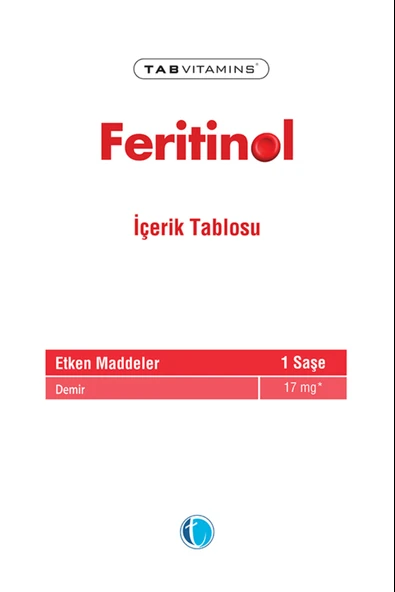 Feritinol 30 Saşe - Resim 2