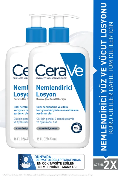 CERAVE Nemlendirici Losyon 473 ml 2 Adet ürün görseli 1