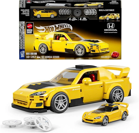 Mattel Brick Shop Hot Wheels JFR88 ‘07 Honda S2000 ürün görseli 1
