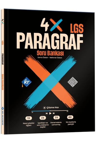 LGS 4X Paragraf Soru Bankası KR Akademi Yayınları ürün görseli 1