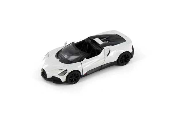 Kinsmart Bugatti Mistral Beyaz 1/36 Model Araba - Resim 2