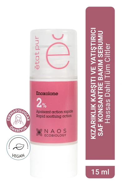ETAT PUR Pure Active Enoxolone Hassas ve Rozalı Ciltler İçin Kızarıklık Karşıtı Konsantre Bakım Serumu 15ML ürün görseli 1