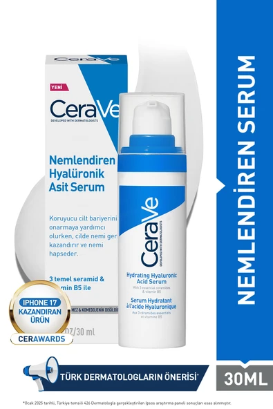 CERAVE Nemlendiren Hyalüronik Asit Serum 30 ml ürün görseli 1