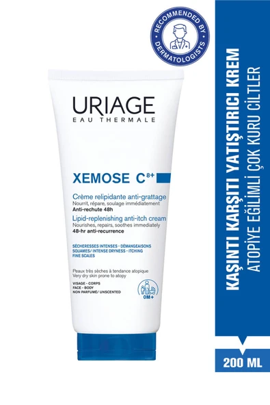 URİAGE XEMOSE C8+ Atopiye Eğilimli ve Çok Kuru Ciltler İçin Kaşıntı Karşıtı Yatıştırıcı Krem 200 ml ürün görseli 1