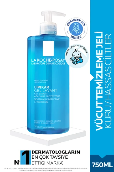 LA ROCHE POSAY Lipikar Gel Lavant 750ml ürün görseli 1