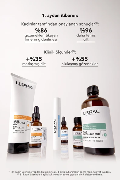 LİERAC Protocol Akne Karşıtı Peeling Bakımı 100 ml - Resim 4