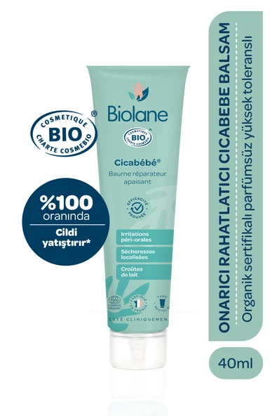 BİOLANE %99 Doğal İçerikli Aşırı Tahriş Onarıcı Rahatlatıcı Koruyucu Cicabebe Organik Balsam (40ml) ürün görseli 1