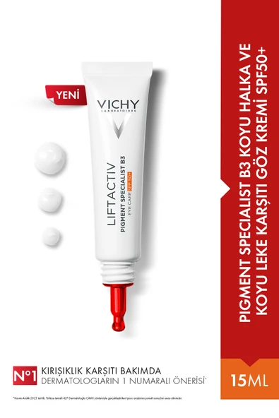 VİCHY Liftactiv Pigment Specialist B3 Eye Care SPF50+ 15 ml ürün görseli 1