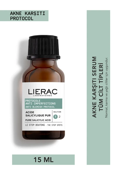 LİERAC Protocol Akne Karşıtı Serum 15 ml ürün görseli 1