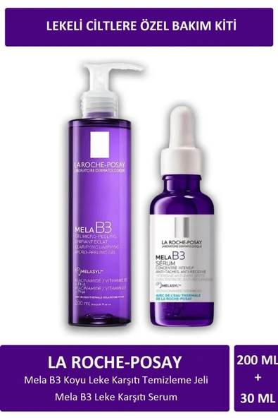 LA ROCHE POSAY Mela B3 Koyu Leke Karşıtı Temizleme Jeli 200 ml + Mela B3 Leke Karşıtı ürün görseli 1