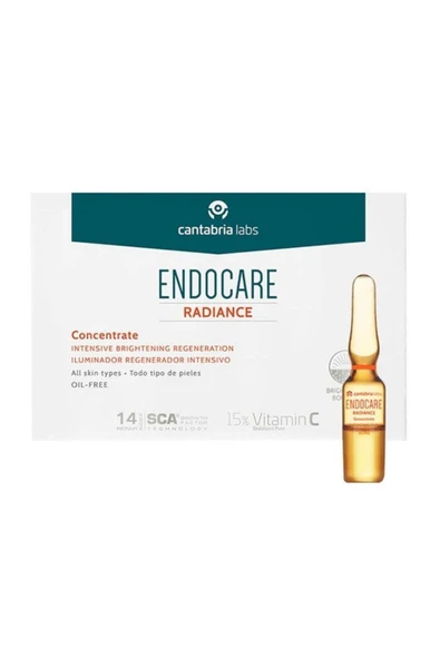 CANTABRİA LABS Endocare Radiance Concentrate 1ml x 14 Ampul Vitamin C Pure ürün görseli 1