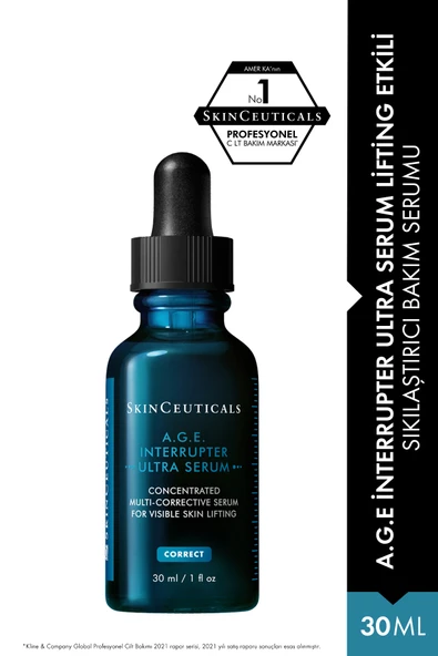 SKİNCEUTİCALS A.G.E. Interrupter Cilt Yenileyici ve Onarıcı Ultra Serum 30 ml ürün görseli 1