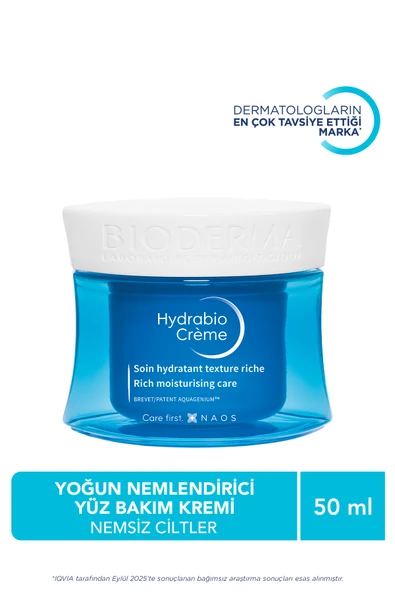 BİODERMA Hydrabio Cream Hyaluronik Asit İçeren Antioksidan Etkili Yoğun Nemlendirici Bakım Kremi 50 ML ürün görseli 1