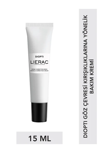 LİERAC DIOPTI RIDES Wrinkle Correction Cream - Kırışıklık ve Çizgi Karşıtı Göz Kremi 15 ml ürün görseli 1