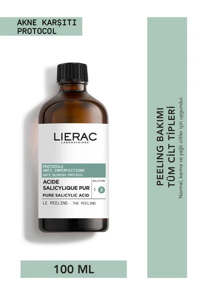 LİERAC Protocol Akne Karşıtı Peeling Bakımı 100 ml ürün görseli 1