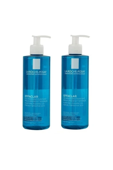 LA ROCHE POSAY Effaclar Jel Temizleme Jeli 400 ml X 2'li ürün görseli 1