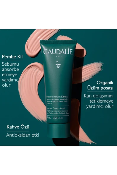 CAUDALİE Detoks Maskesi 75 ml - Resim 2