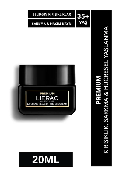 LİERAC PREMIUM The Eye Cream 20 ml – Yaşlanma Karşıtı Işıltı Veren Göz Kremi +35 Yaş ürün görseli 1