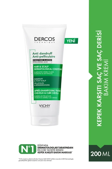 VİCHY Dercos Kepek Karşıtı Saç & Saç Derisi Kremi 200 ml ürün görseli 1