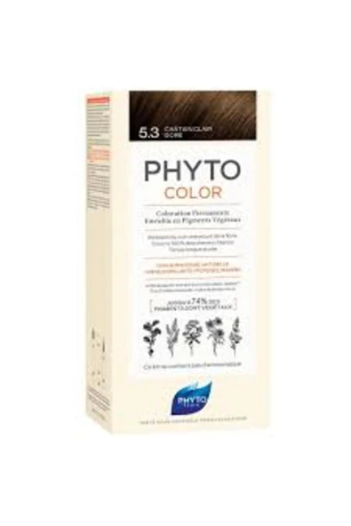 PHYTO Color Bitkisel Saç Boyası 5.3 - Açık Kestane Dore Yeni Seri. ürün görseli 1