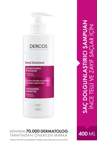 VİCHY Dercos Densi-Solutions Şampuan 400 ml K0000 ürün görseli 1