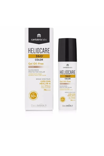 HELİOCARE 360° Renkli Jel Yağsız #bej 50 ml ürün görseli 1