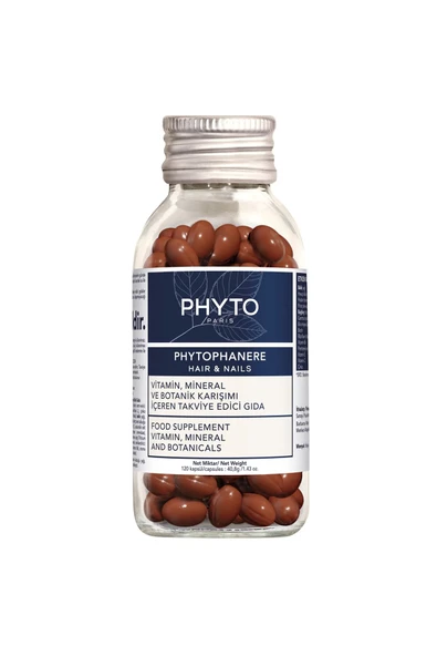 PHYTO Phytophanere Vitamin Mineral ve Botanik Karışımı İçeren Takviye Edici Gıda 120 Kapsül ürün görseli 1