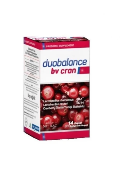 NBT İLAÇ Duobalance BV Cran 14 Kapsül ürün görseli 1