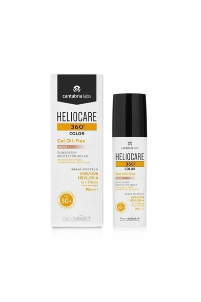 HELİOCARE 360 Color Gel Oil-Free Renkli Güneş Koruyucu SPF50+ 50ml Beige ürün görseli 1