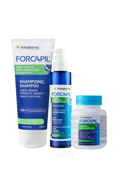 ARKOPHARMA Forcapil Keratin Saç Dökülme Karşıtı Bakım Set ürün görseli 1