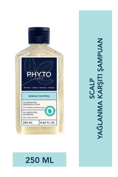 PHYTO Oil Control Shampoo 250 ml – Yağlanma Karşıtı, Arındırıcı Şampuan ürün görseli 1