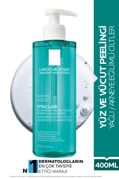 LA ROCHE POSAY Effaclar Micro Peeling Gel 400ml ürün görseli 1