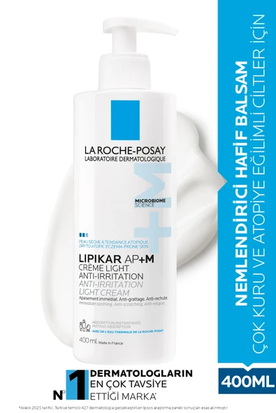 LA ROCHE POSAY Lipikar Baume LIGHT AP + M Atopiye Eğilim Gösterebilen Ciltler ürün görseli 1