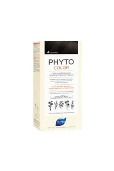 PHYTO Phytocolor 4 Kestane Amonyaksız Kalıcı Bitkisel Saç Boyası ürün görseli 1