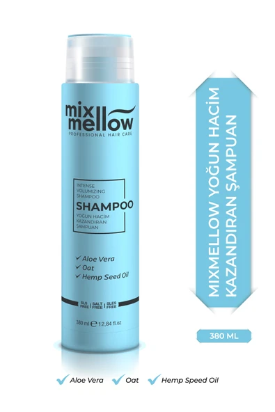 MİXMELLOW Yoğun Hacim Kazandıran Şampuan - Intense Volumizing Shampoo 380 ml ürün görseli 1