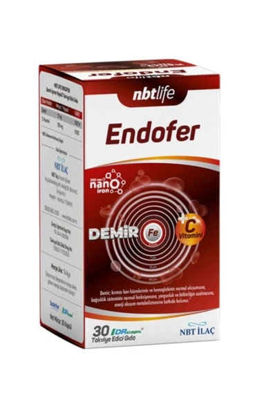 NBT İLAÇ NBT Life Endofer 30 Kapsül ürün görseli 1
