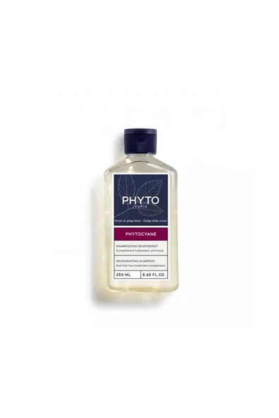 PHYTO Phytocyane Shampoo Kadın Tipi Dönemsel Saç Dökülmesine Karşı Etkili Bitkisel Şampuan 250 ml ürün görseli 1