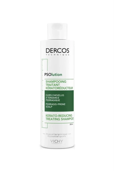 VİCHY Dercos Psolution Şampuan Pullanmaya Karşı Soyucu Etki 200 ml ürün görseli 1