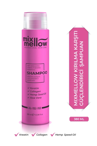 MİXMELLOW Kırılma Karşıtı Güçlendirici Şampuan - Anti-breaking Strengthening Shampoo ürün görseli 1