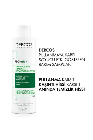 VİCHY PSOlution Pullanma Karşıtı Bakım Şampuanı 200 ml - Resim 2