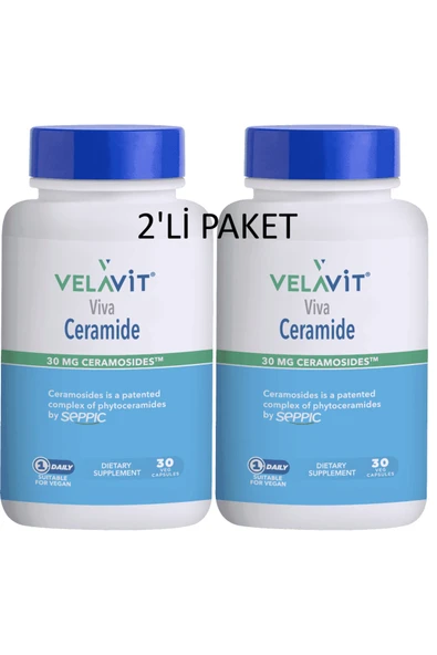 VELAVİT Viva Ceramide 30 Kapsül 2'Lİ PAKET ürün görseli 1