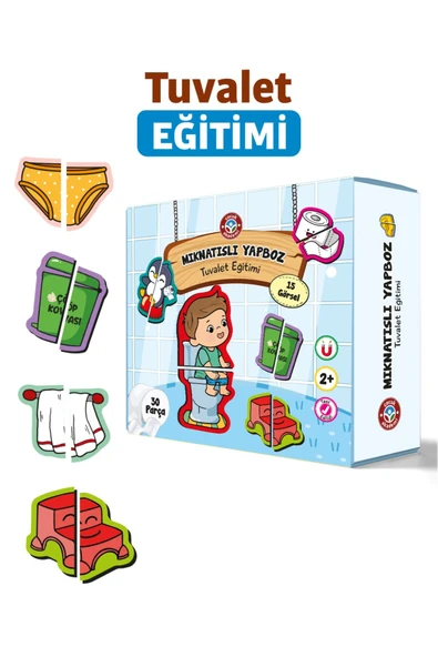 Çocuk Akademi Mıknatıslı Yapboz Tuvalet Eğitimi ürün görseli 1