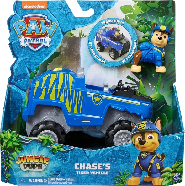 Paw Patrol Jungle Pups Temalı Araçlar - Chase's ürün görseli 1