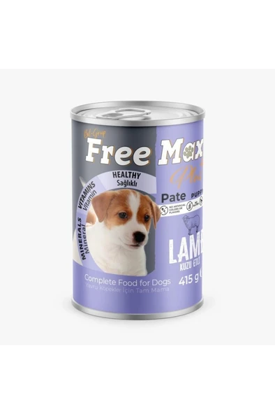 Free Max Kuzulu Yavru Köpek Konservesi Pate 415 gr ürün görseli 1